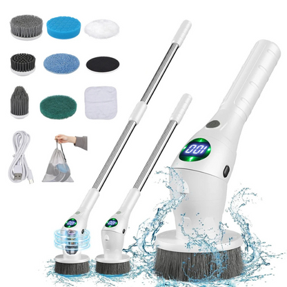 CleanMaster™ 8-in-1 Cordless Rotating Brush