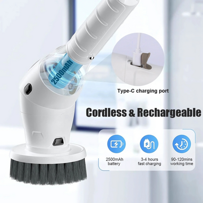 CleanMaster™ 8-in-1 Cordless Rotating Brush
