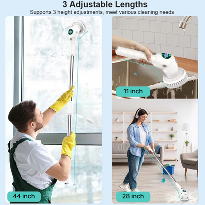 CleanMaster™ 8-in-1 Cordless Rotating Brush
