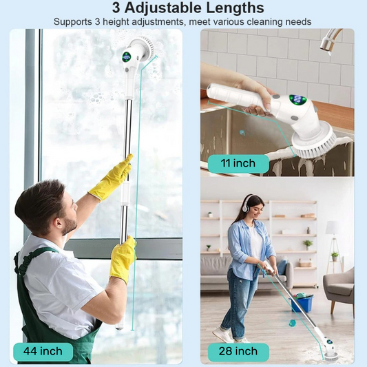 CleanMaster™ 8-in-1 Cordless Rotating Brush