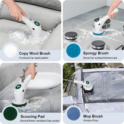 CleanMaster™ 8-in-1 Cordless Rotating Brush