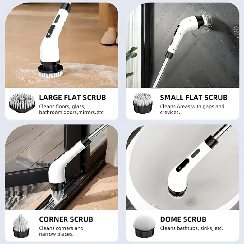 PowerScrub™ 9-in-1 Electric Cleaning Brush